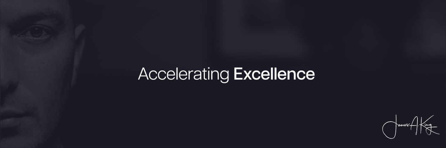 James A. King banner