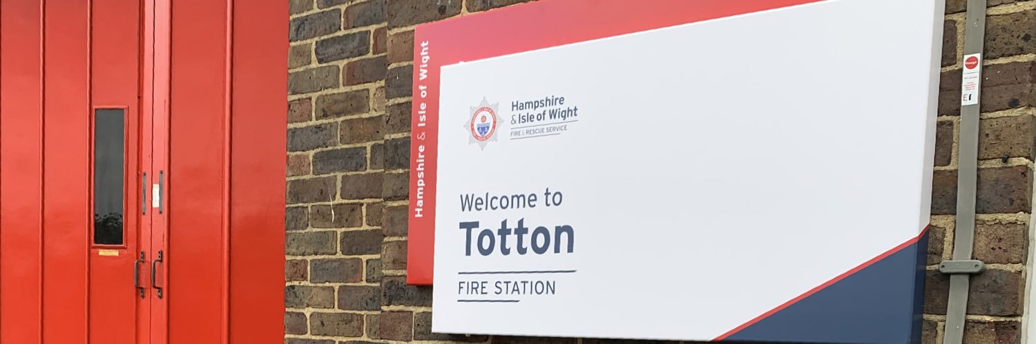 Totton Fire Station banner