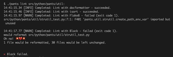 pantsbuild Profile Banner