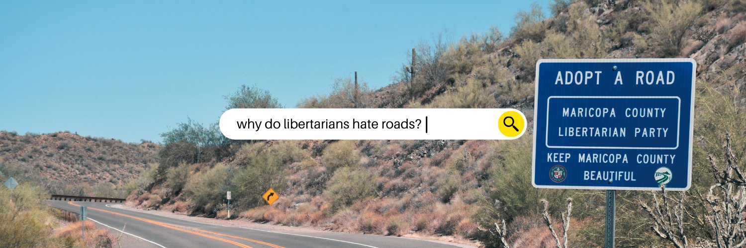 Maricopa County Libertarian Party's banner