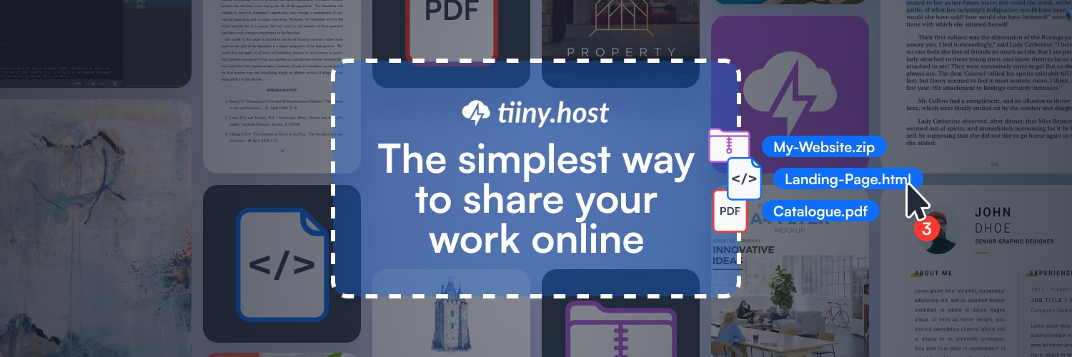 Tiiny Host's banner