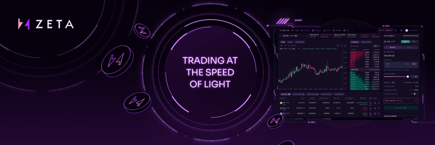 Zeta Markets | $Z is coming 🔥 Profile Banner