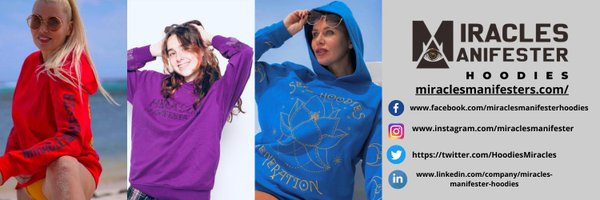 Miracles Manifester Hoodies Profile Banner