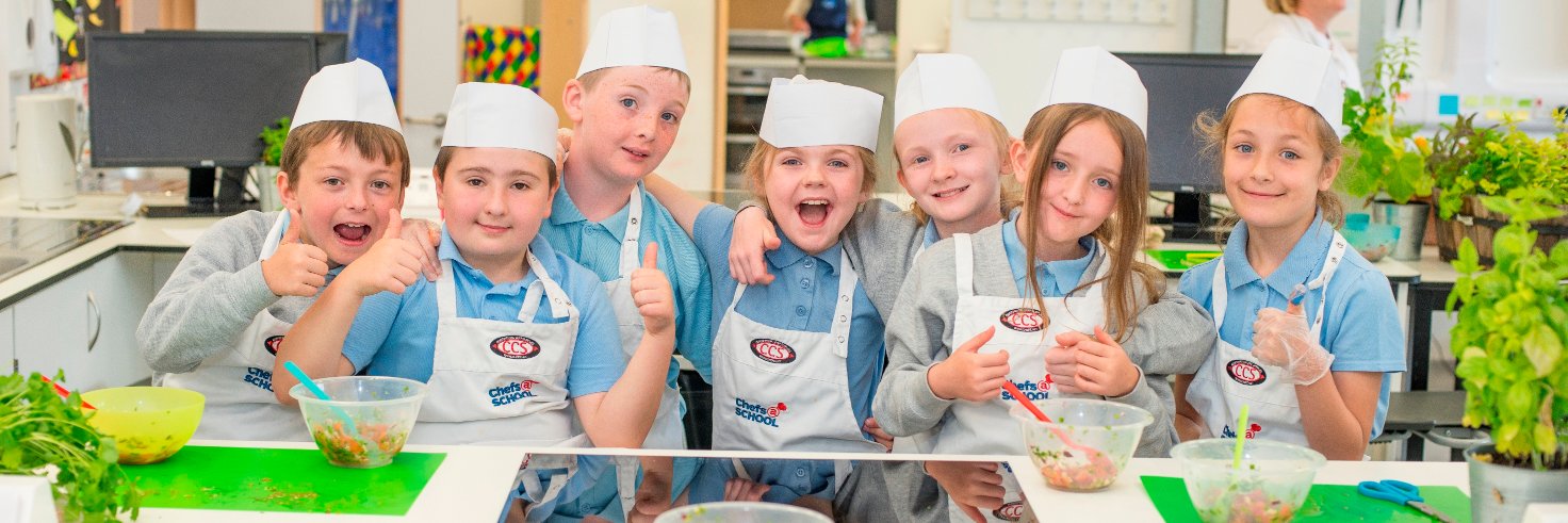 Chefs at School banner