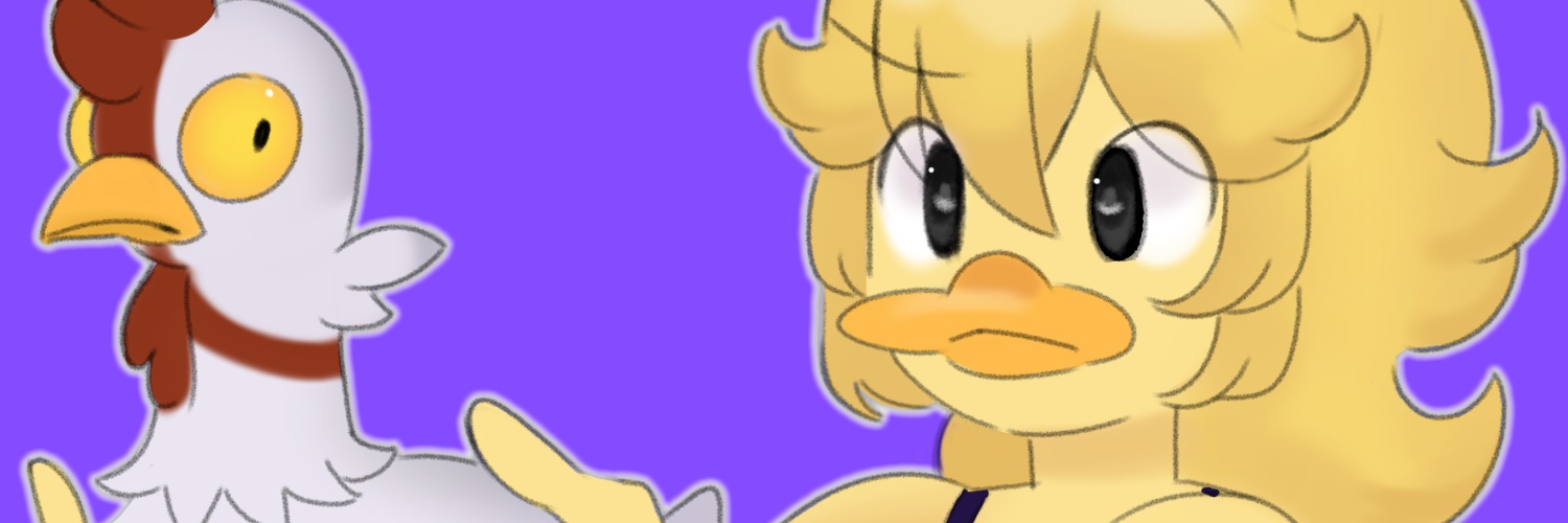 honkus donkus 💛 duckgirl vtuber Profile Banner