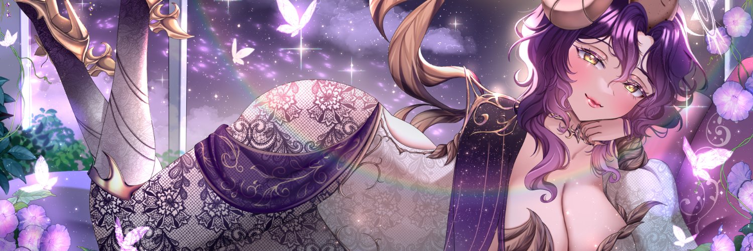 husherX 🥔✨ tato goddess vtuber banner