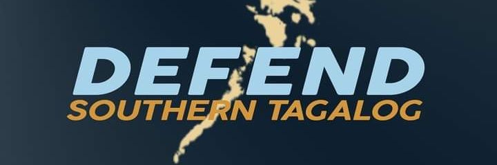 Defend Southern Tagalog banner