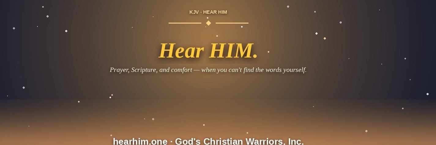 HearHimApp's profile banner image