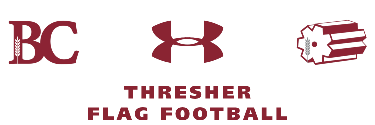 Thresher Flag Football banner