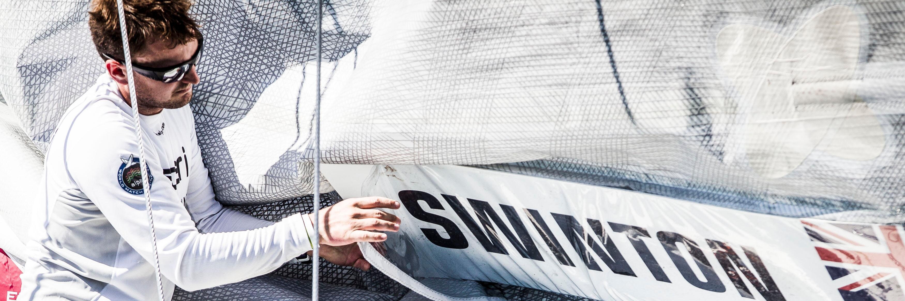 black swan racing banner