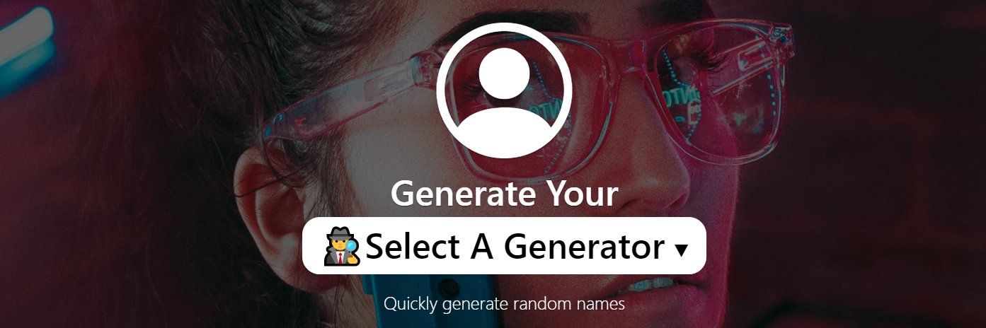 NicknameGenerator banner