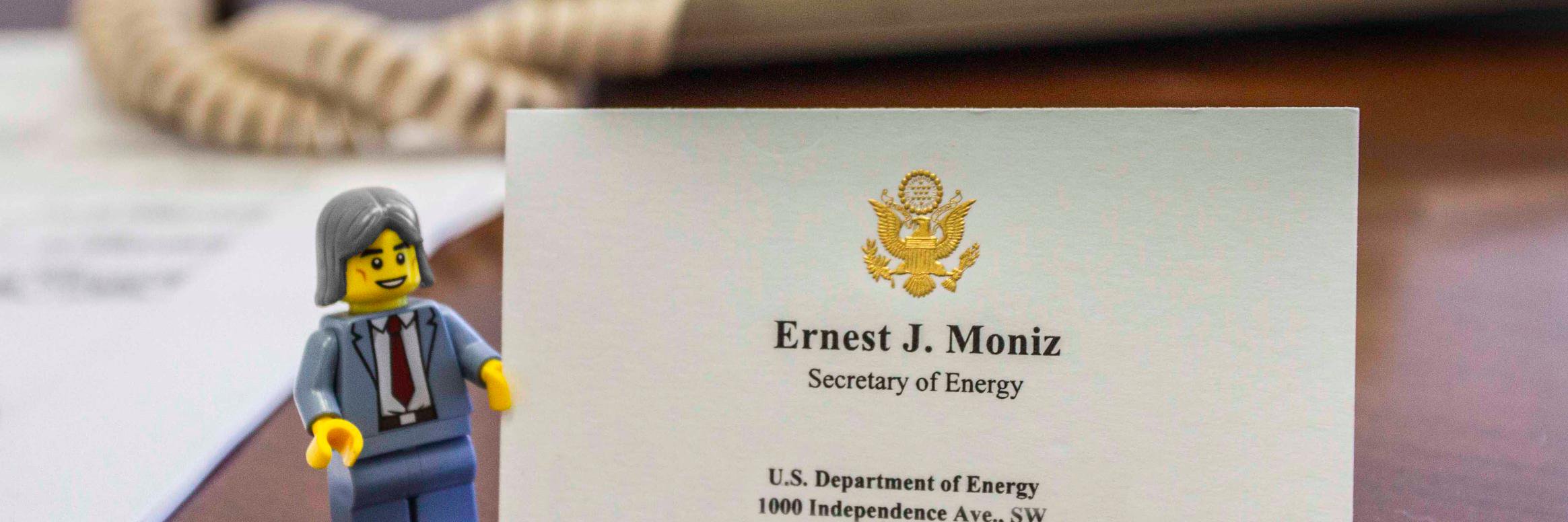 Sec. Ernest Moniz banner