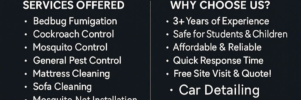 Sweetscent Cleaners& Fumigation banner