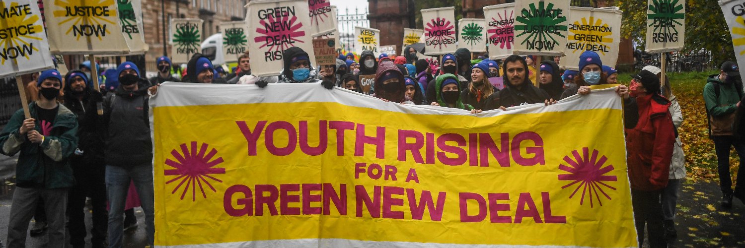 Green New Deal Rising's banner
