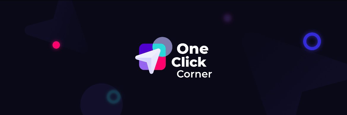 One Click Corner banner