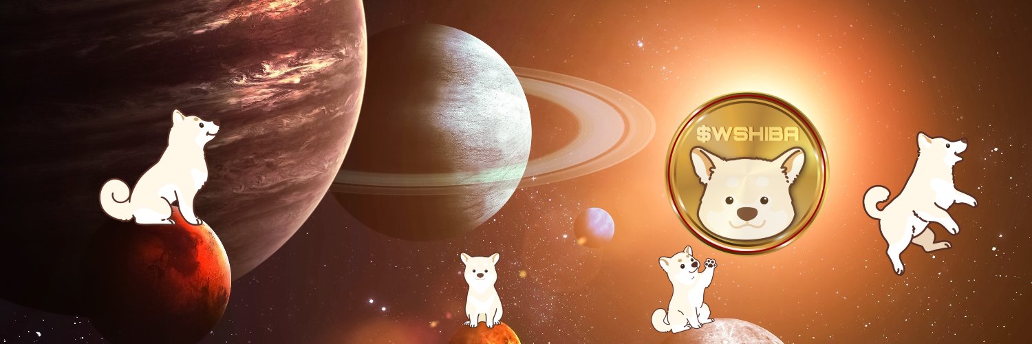 WHITE SHIBA banner