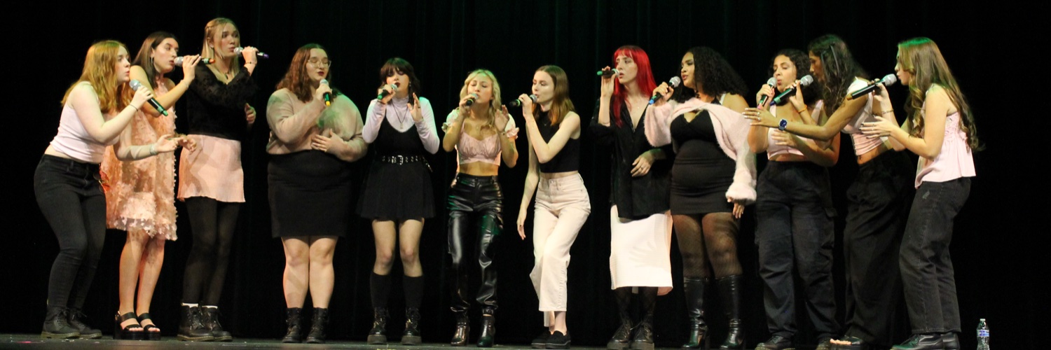 Ladies First A Cappella banner
