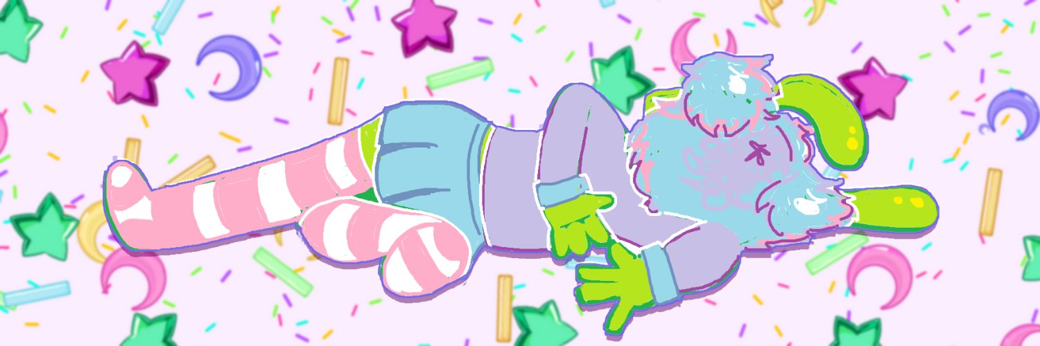 Cupcake 🌈👽 on bsky 💙 banner