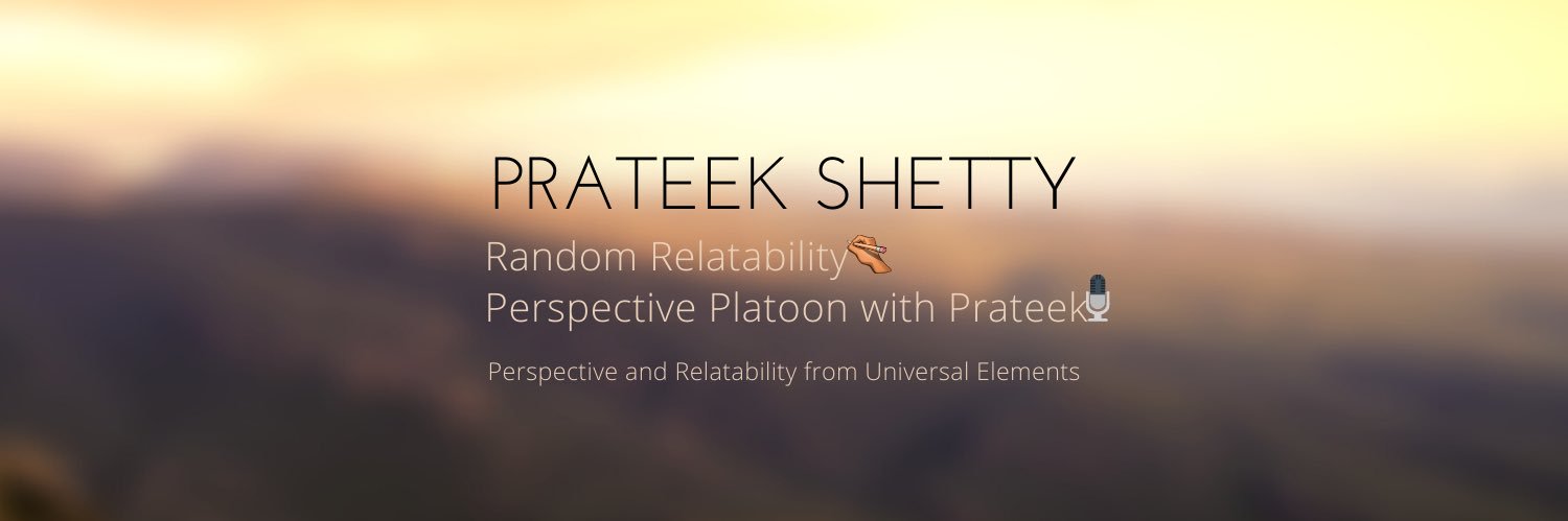 ShettyPrateek's profile banner image
