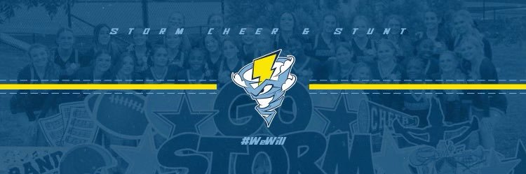 Willow Spring Cheer banner