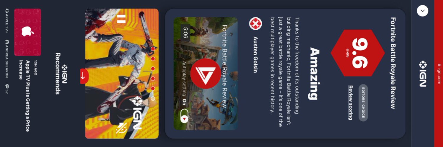 What IGN thinks is worse than Fortnite Profile Banner