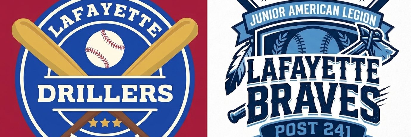 Lafayette Drillers/Braves banner
