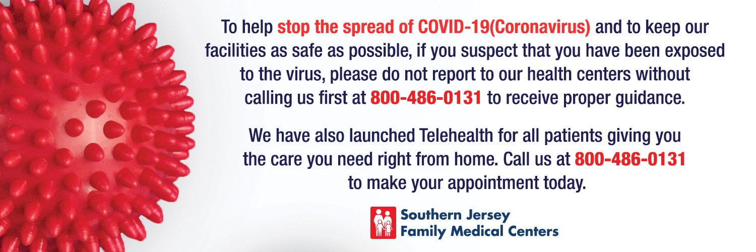 SOUTHERN JERSEY FAMILY MEDICAL CENTERS banner