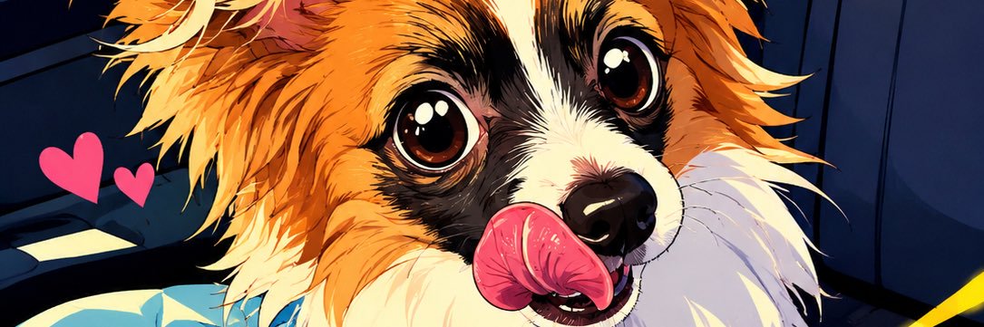よーこ＆ライ(パピヨン)🐶🍼💙 banner