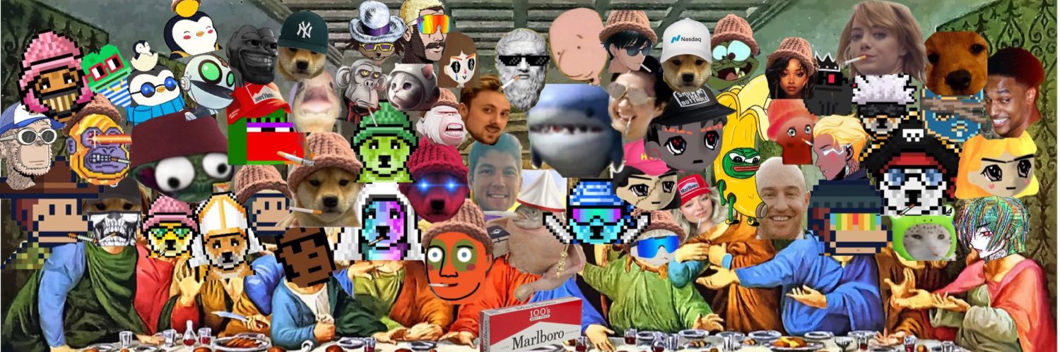 Frog with glasses banner