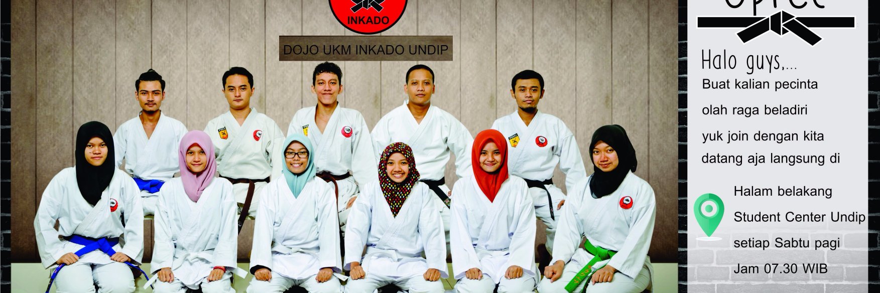 Karate Inkado UNDIP banner