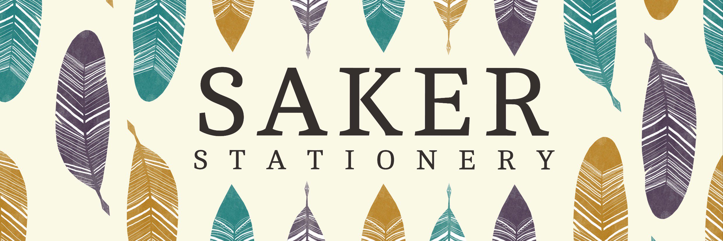 Saker Stationery banner