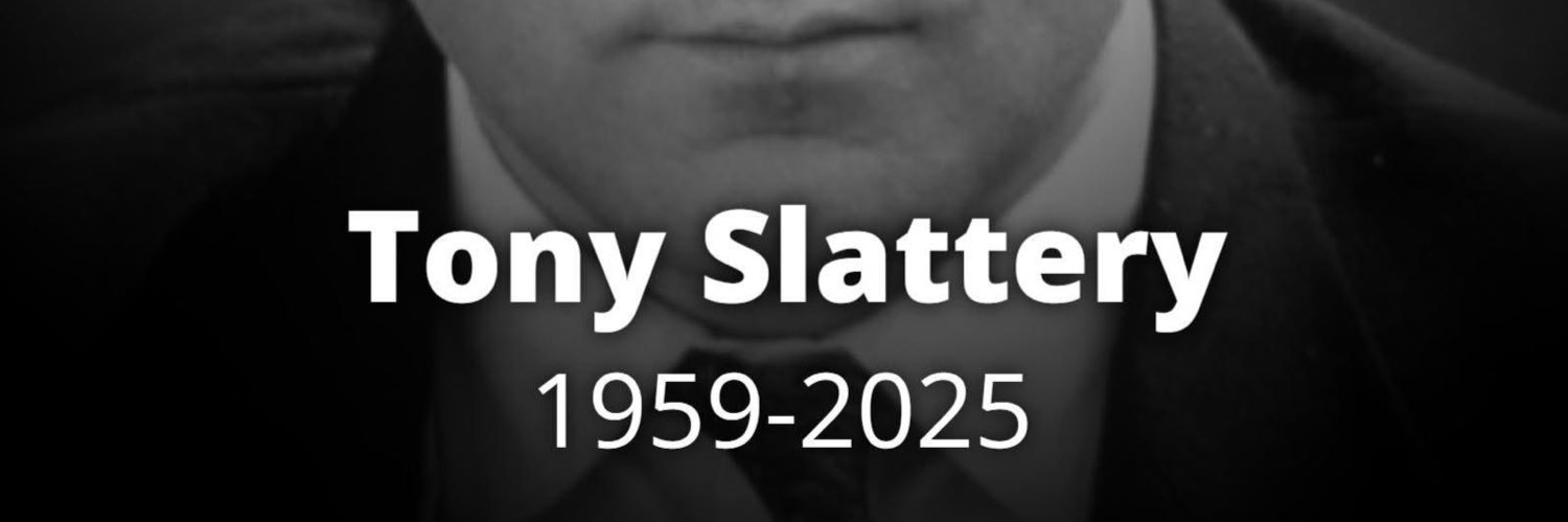 Tony Slattery podcast banner