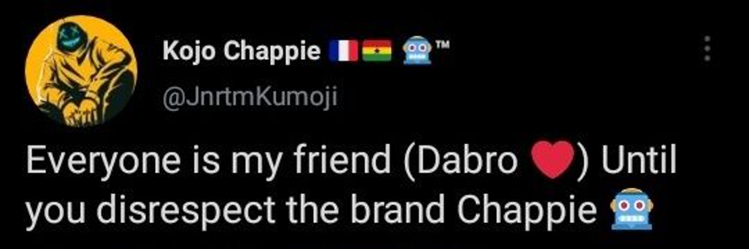 ABM Chappie 🇬🇭 🤖🦍™ Profile Banner