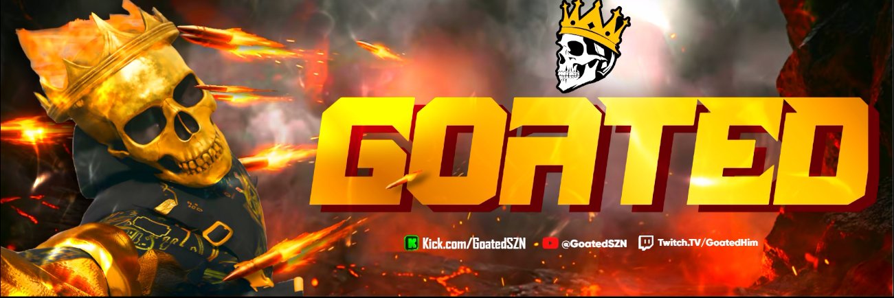Goated❤️‍🔥 banner