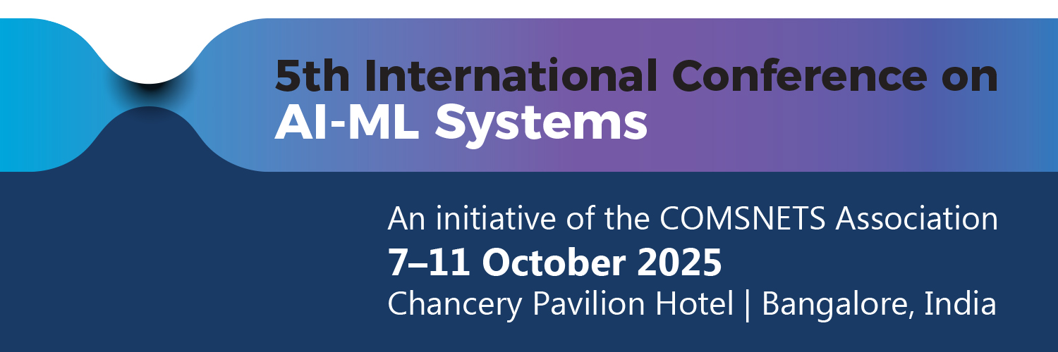 AI-ML Systems Conference banner