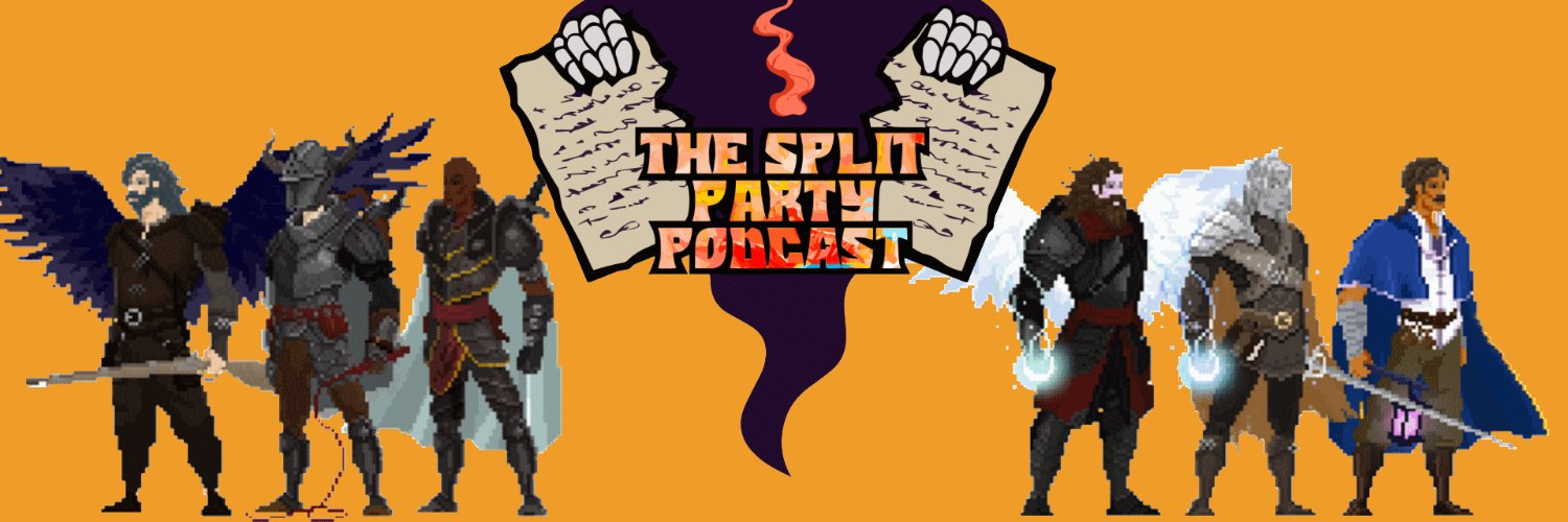 The Split Party Podcast banner