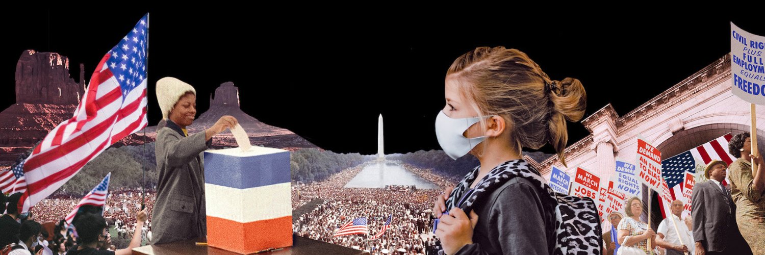 The Partnership for American Democracy banner