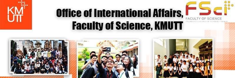 กิจการต่างประเทศ คณะวิทยาศาสตร์ มจธ. banner