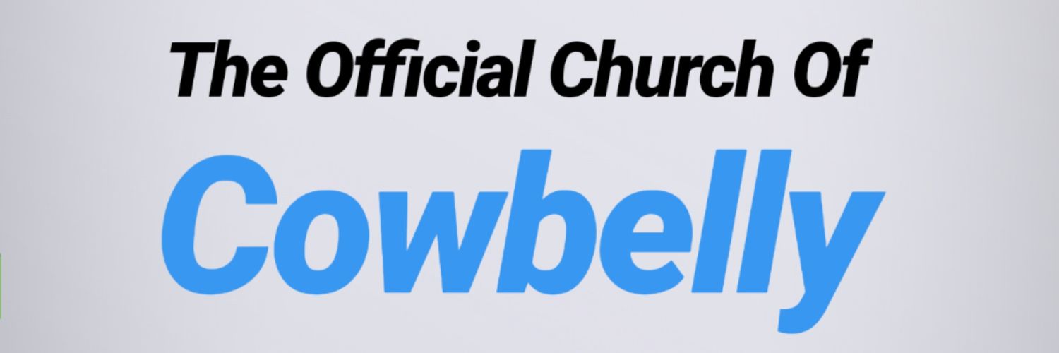 The Official Church Of Cowbelly banner