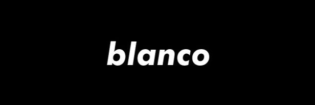 blanco banner