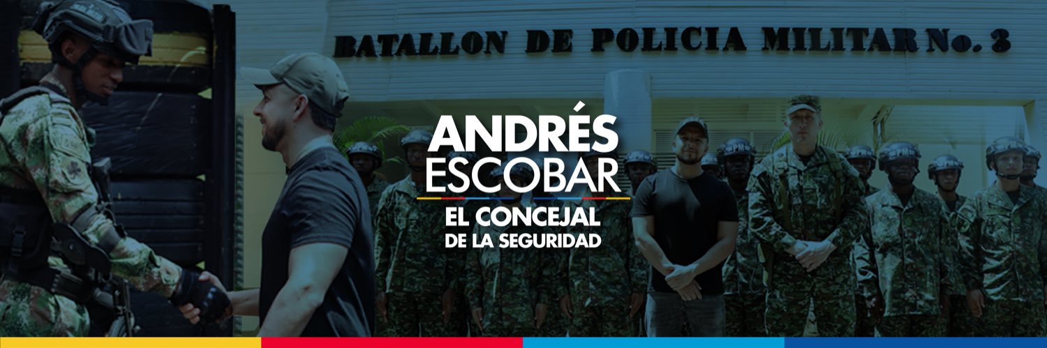 Andrés Escobar's banner