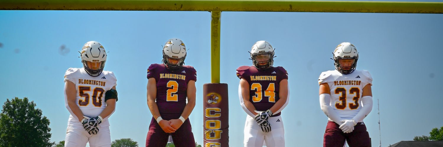 Bloomington North Football's banner