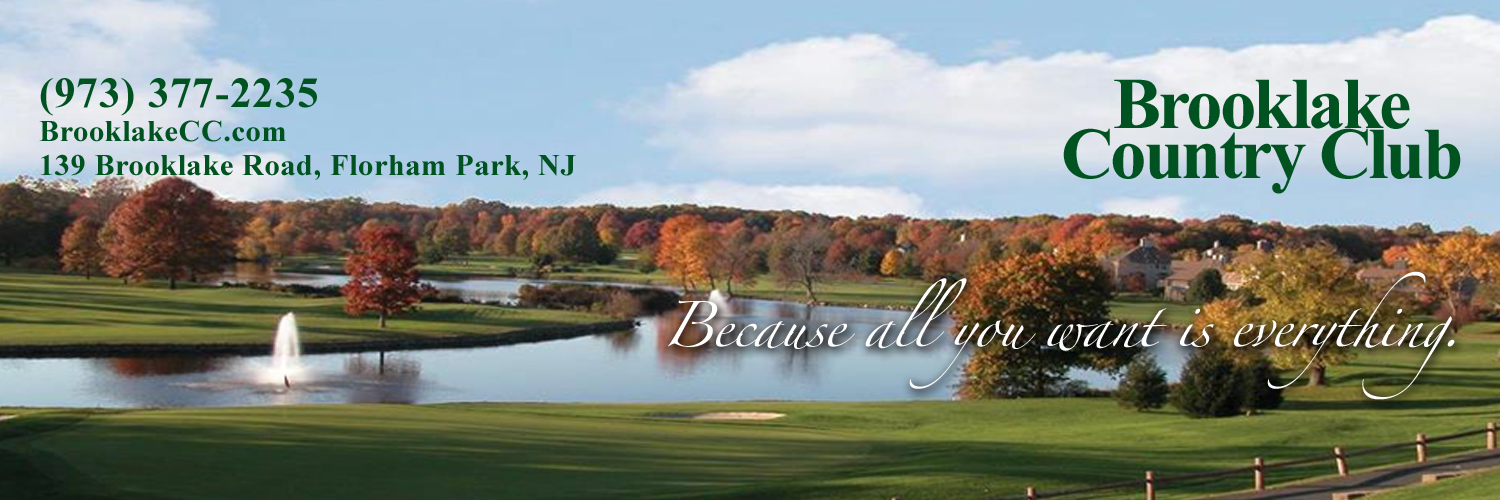 Brooklake Country Club banner