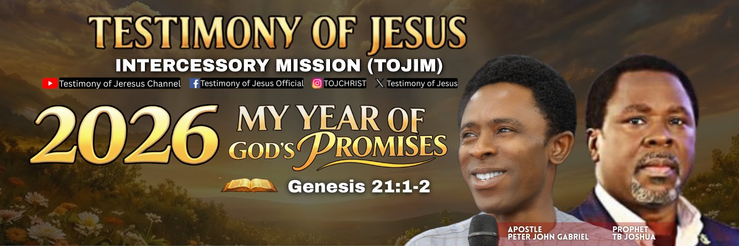 TESTIMONY OF JESUS banner