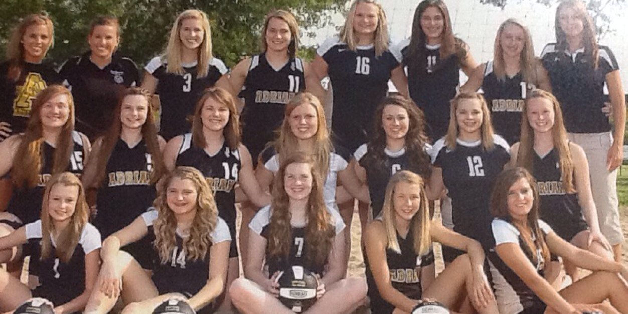 Adrian HS Volleyball banner