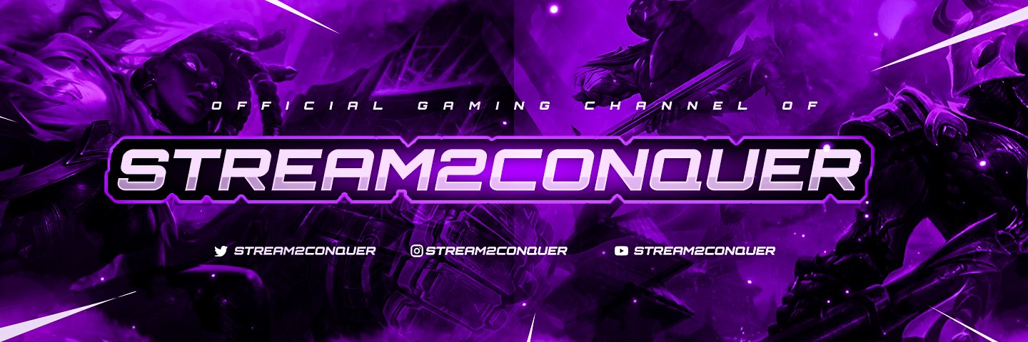 Stream2Conquer's profile banner image