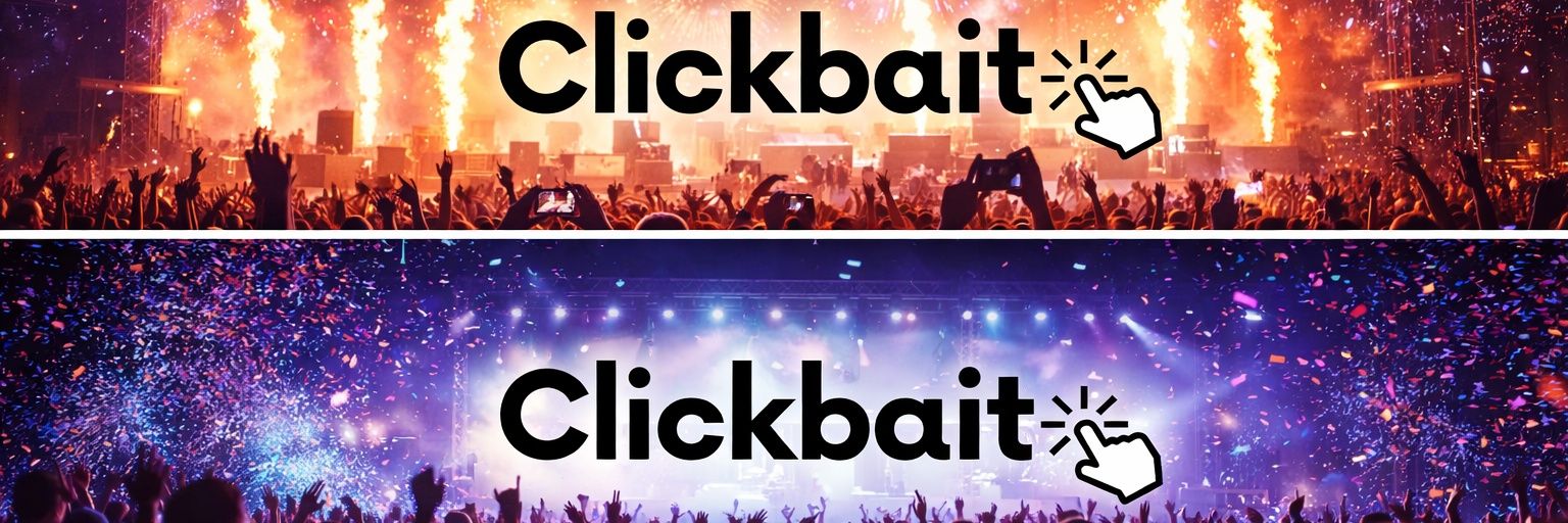 Clickbait banner
