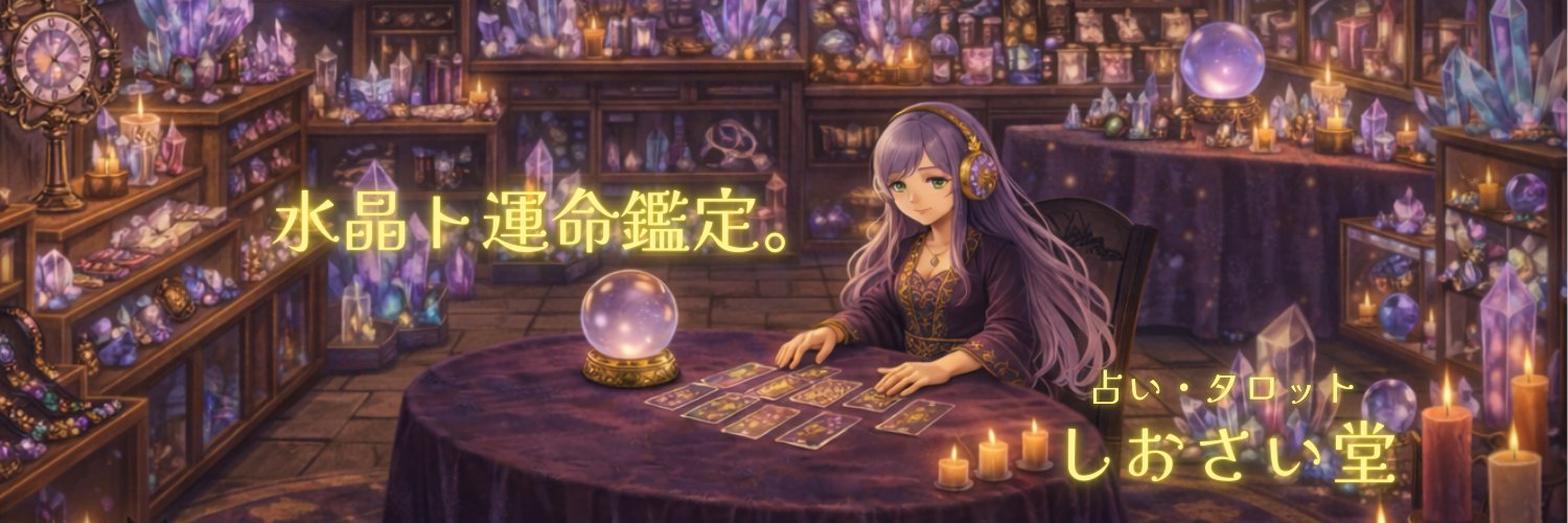 あん茉莉安✡️🎻占い屋『しおさい堂』 banner