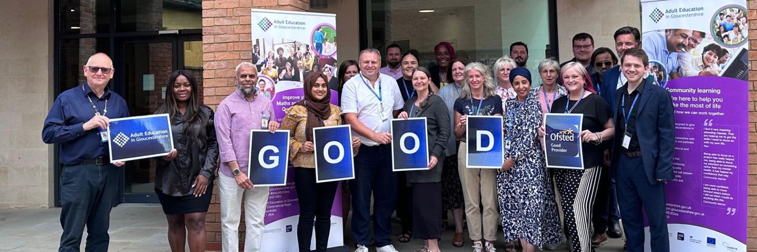 Adult Education in Gloucestershire banner