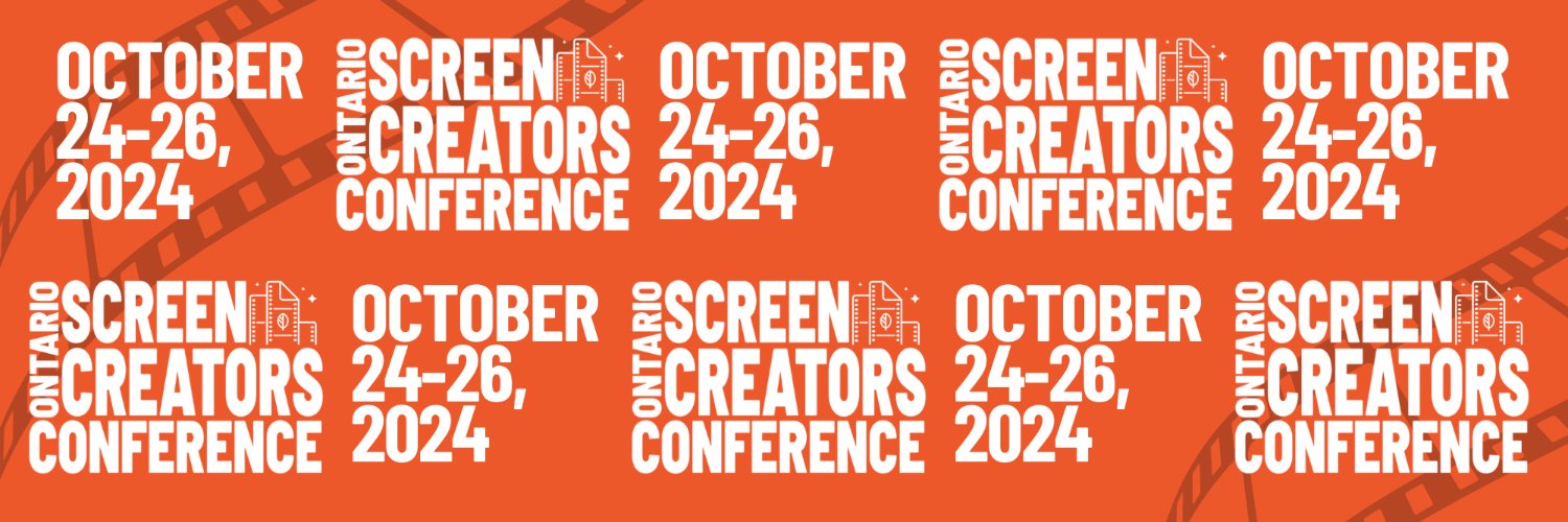 Ontario Screen Creators Conference banner